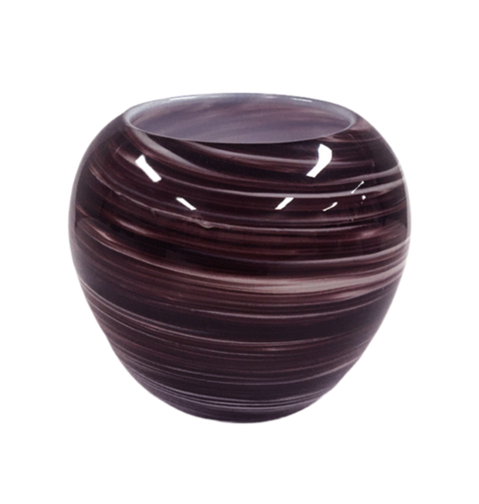 Floral Elegance Decorative Scented Soy Candle Purple