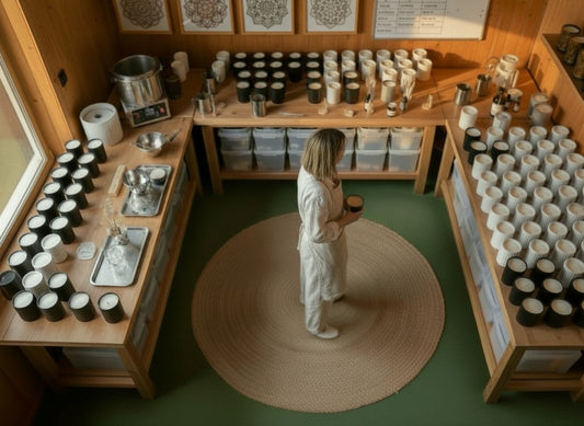 The Studio at Dusk: Where a Luxury Candle Takes its Place