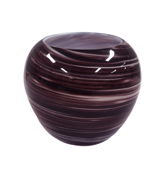 Floral Elegance Decorative Scented Soy Candle Purple