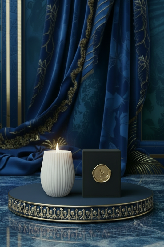 Kaori White Ribbed - Scented Soy Candle